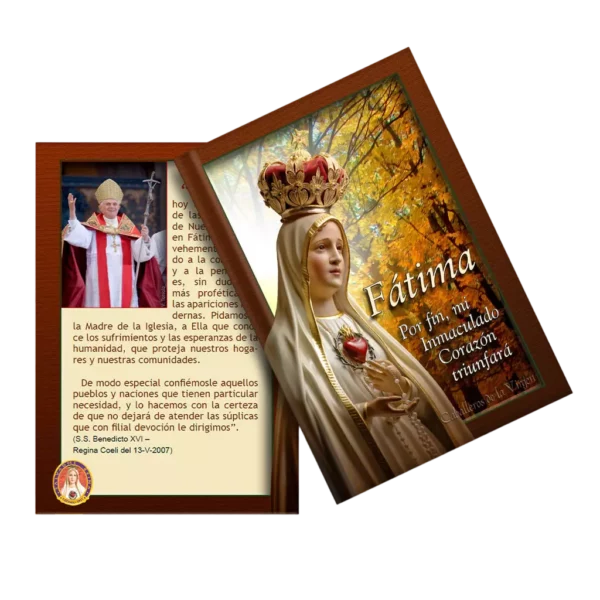 Artículos católicos; Rosarios; Medallas; Virgen de Fátima; Caballeros de la Virgen; Libros; Publicaciones; Libro Fatima