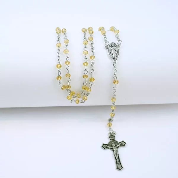 artículos católicos; Rosarios; Medallas; Virgen de Fátima; Caballeros de la Virgen; Rosario; cristal; Milagrosa