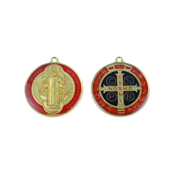 artículos católicos; Rosarios; Medallas; Virgen de Fatima; Caballeros de la Virgen; San Benito; MEDALLA