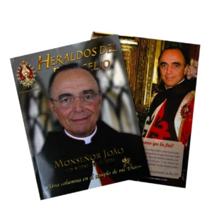 Revista sobre la vida de Mons. Joâo Clá Dias, Fundador Caballeros de la Virgen