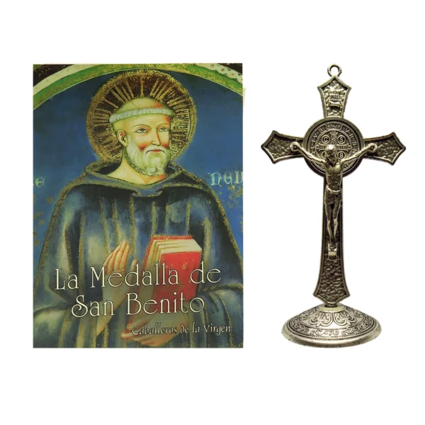 Kit Novena y Cristo San Benito