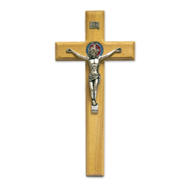 Crucifijo San Benito Madera
