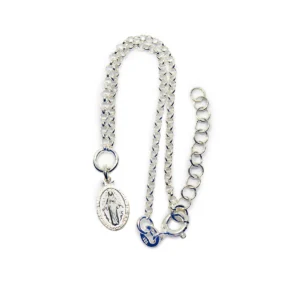 Pulsera Plata Dije Milagrosa