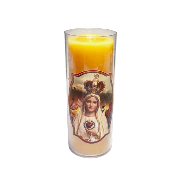 Velon Fátima Cera de Abejas Con Vaso