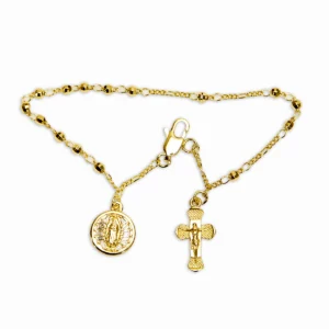 Pulsera Virgen de Guadalupe Faceteada