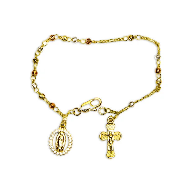 Pulsera Virgen de Guadalupe Faceteada - Image 2