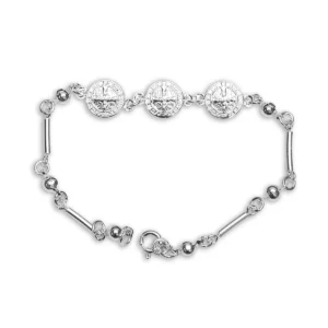 Pulsera San Benito Plata