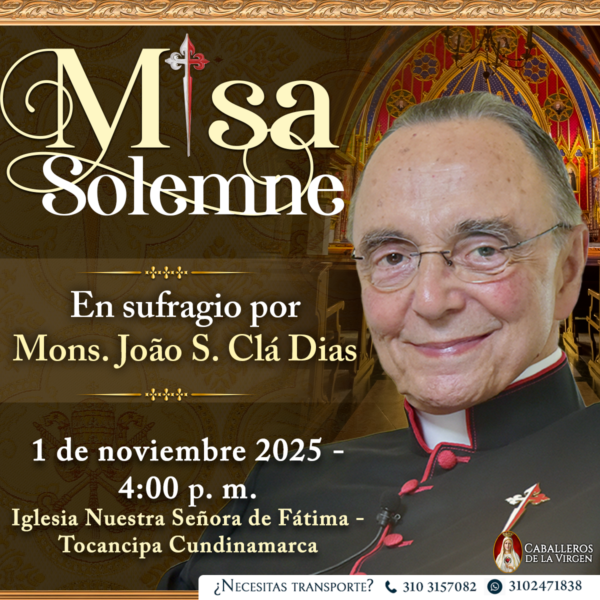 SERVICIO DE TRANSPORTE-Misa Solemne Mons. João Scognamiglio Clá Dias