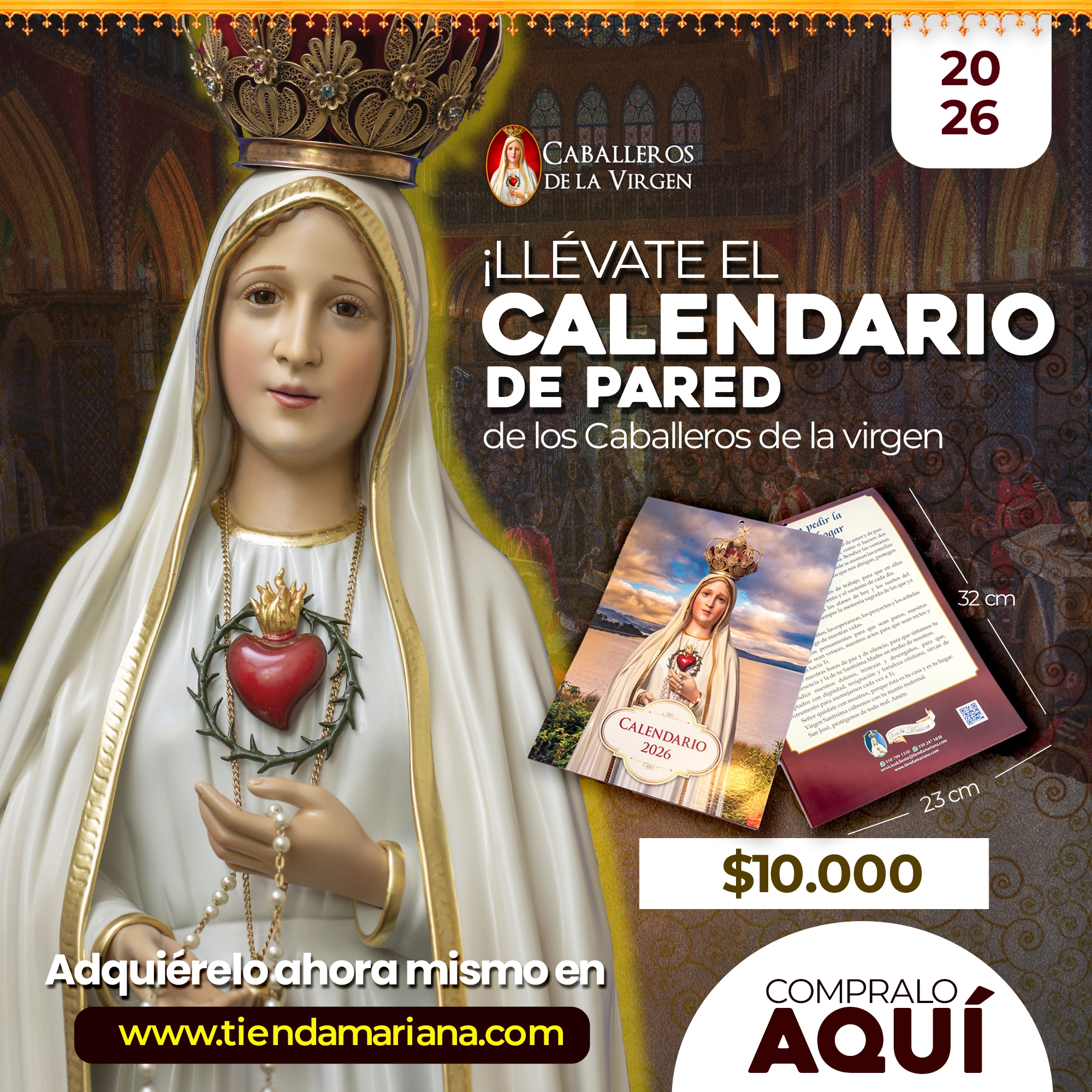 Calendario Nuestra Señora de Fátima 2026 - Image 2